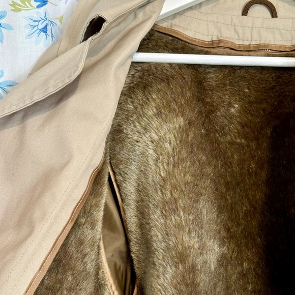 VINTAGE TRENCH COAT by Outerwear from Sears Mens Sz 42 LINER - Tan - Picture 6 of 15